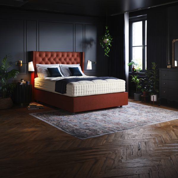 beds in bedrooms, divans with headboards